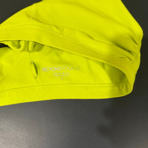 Women's Beyond Yoga Spacedye On Center Bra Lime Citron Size small athleisure - Picture 8 of 8